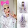 Multi colored colored hair synthetic fiber front lace Wig1 HD Lace WigsHair BundlesGlueless WigsCrochet hair extensions OUOHAIR