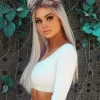 Natrual Color Lace Front Wigs Straight Hair Synthetic Lace Wig HD Lace WigsHair BundlesGlueless WigsCrochet hair extensions OUOHAIR