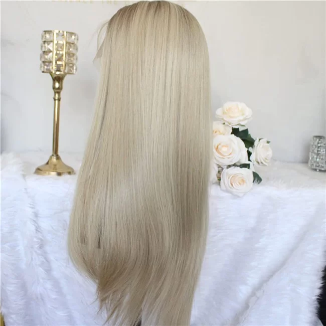 Natrual Color Lace Front Wigs Straight Hair Synthetic Lace Wig2 HD Lace WigsHair BundlesGlueless WigsCrochet hair extensions OUOHAIR