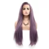 New Purple Long Straight Synthetic Lace Front Wig Temu Hot selling4 HD Lace WigsHair BundlesGlueless WigsCrochet hair extensions OUOHAIR