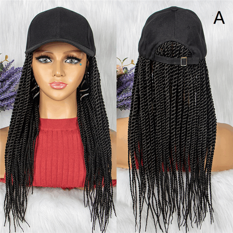 Three styles of cap wigs with thin braids and a cap OUOHAIR 6 HD Lace WigsHair BundlesGlueless WigsCrochet hair extensions OUOHAIR