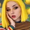 Yellow Bob Straight Fashion Wig013 HD Lace WigsHair BundlesGlueless WigsCrochet hair extensions OUOHAIR