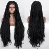 full lace 1strand Braids lace wig long synthetic Braids Wig HD Lace WigsHair BundlesGlueless WigsCrochet hair extensions OUOHAIR
