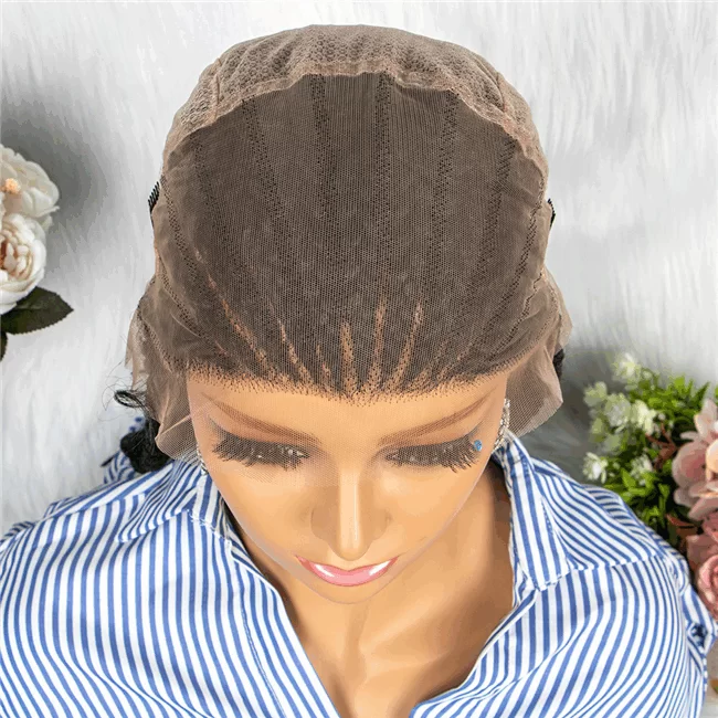 full lace 11strand Braids lace wig long synthetic Braids Wig3 HD Lace WigsHair BundlesGlueless WigsCrochet hair extensions OUOHAIR