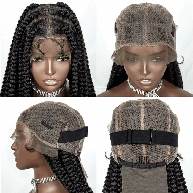 full lace Spring Braids twist havana mambo twist synthetic Braids Wig HD Lace WigsHair BundlesGlueless WigsCrochet hair extensions OUOHAIR